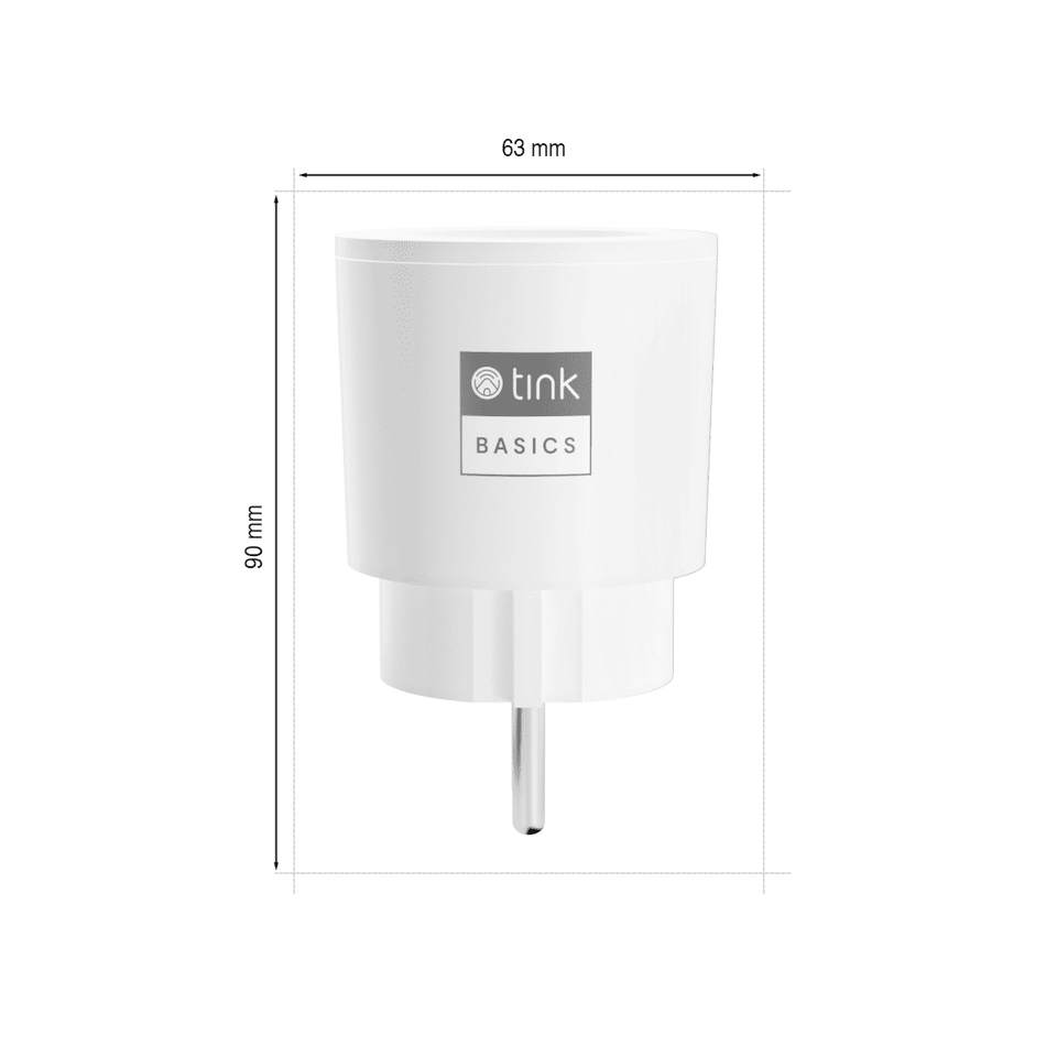 tink Basics Smart Plug mit Matter - 4er-Set