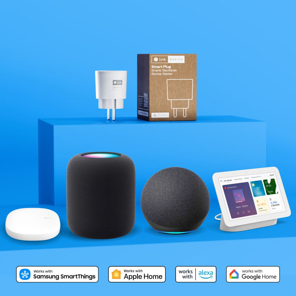 tink Basics Smart Plug mit Matter - 4er-Set
