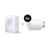 TP-Link Kasa KE100 KIT - Starter-Set mit 6 Heizkörperthermostaten (V1.2) & Bridge