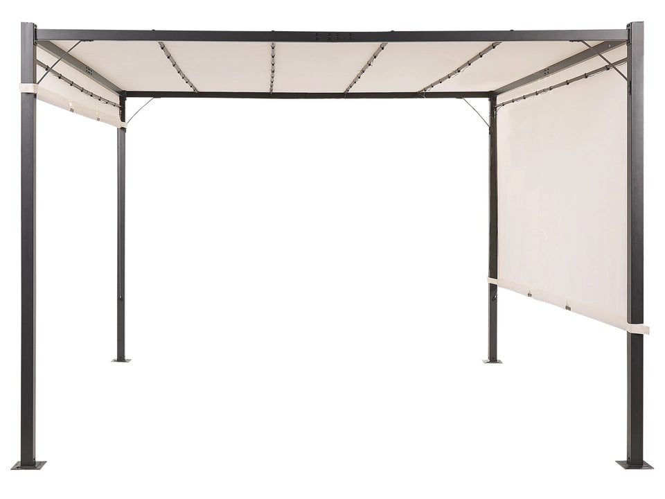 Pavillon LED PARGA Metall 310 cm 310 cm Beige