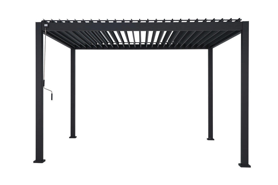 GARDENSON Pergola Metall in Anthrazit
