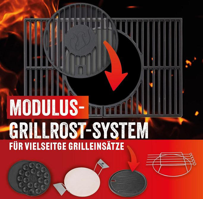 GASGRILL Grau, Schwarz