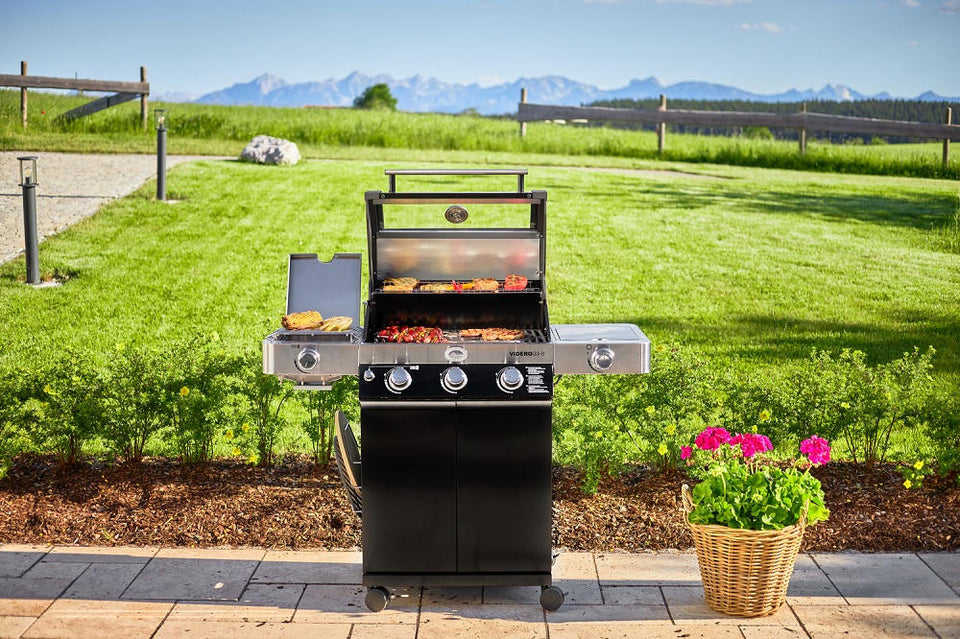 RÖSLE Gasgrill "Videro G3-S Vario+" & Abdeckhaube