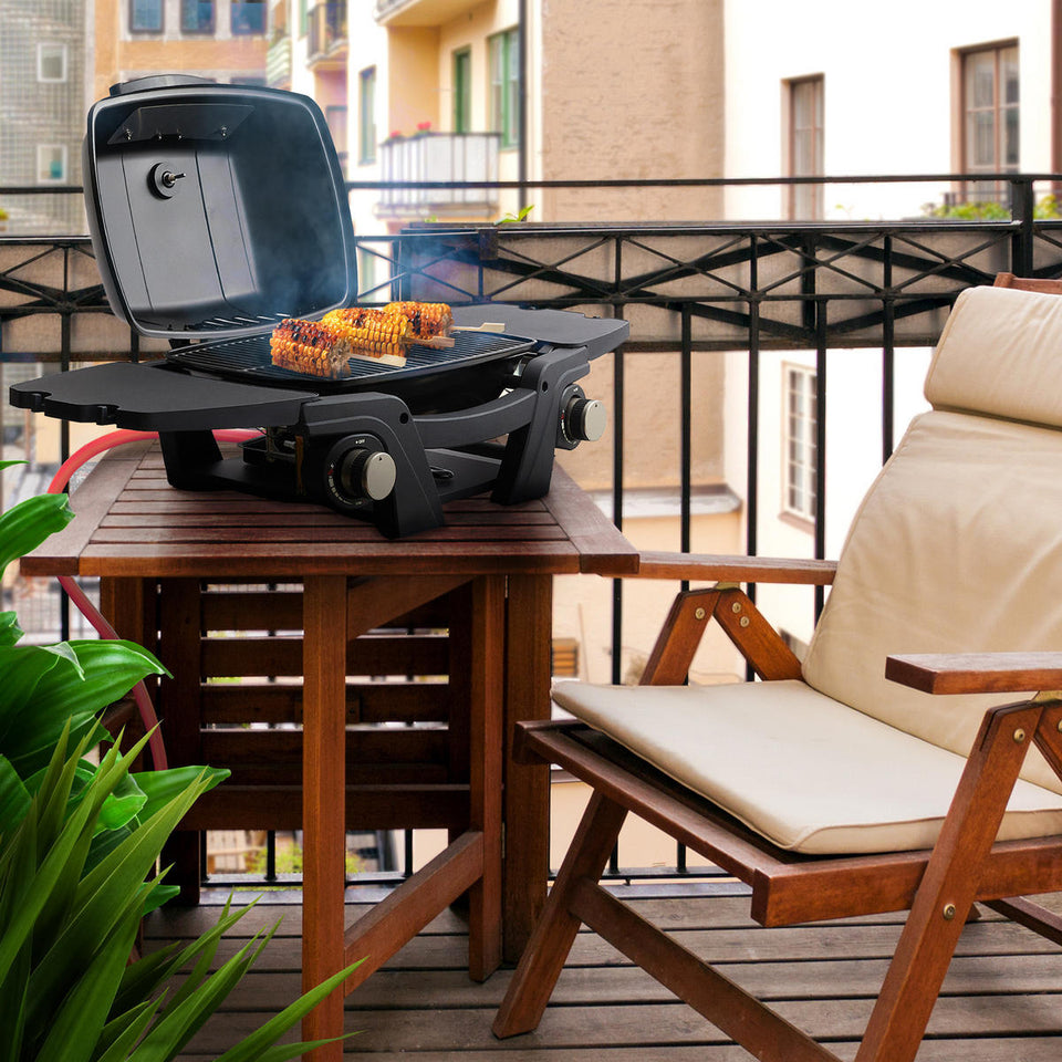 GASGRILL MAHTO Tischgrill Schwarz