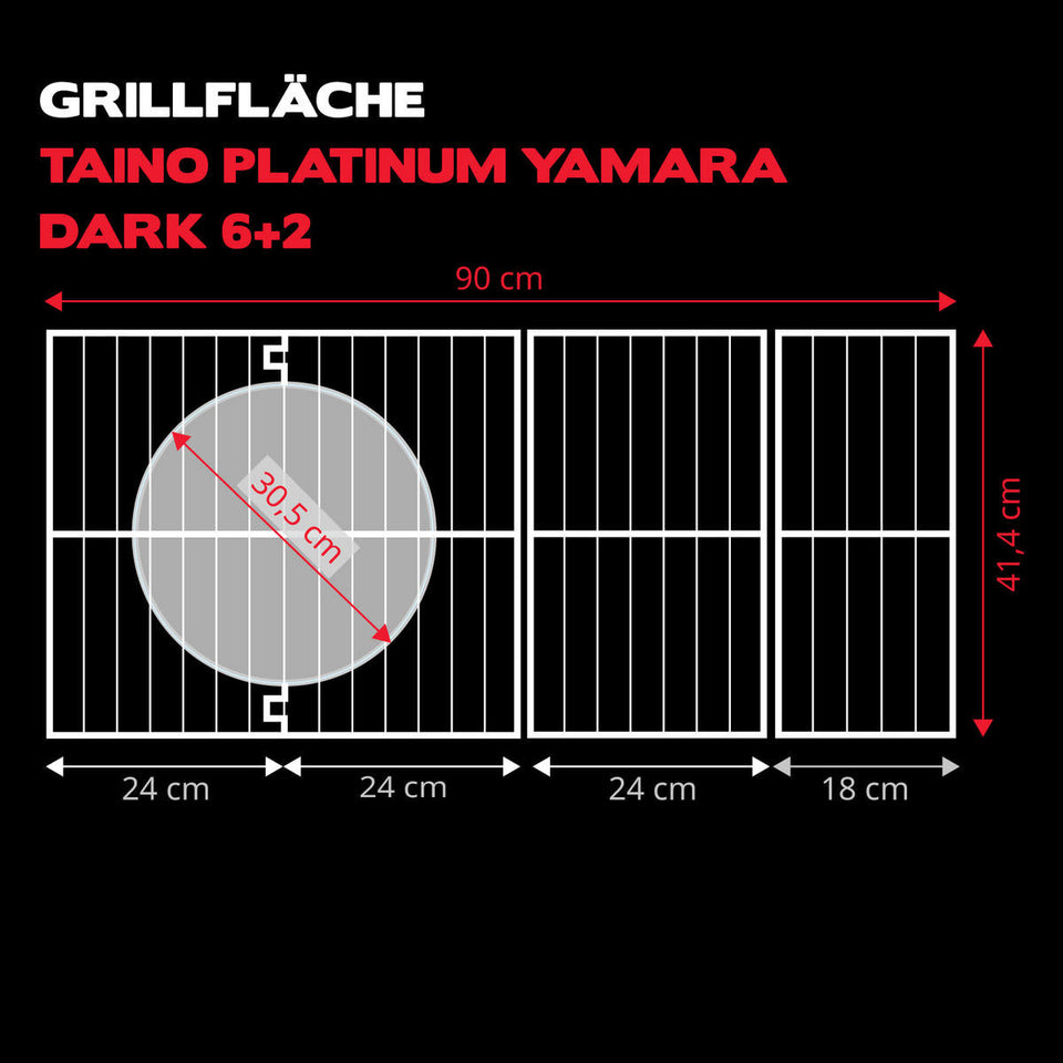 GASGRILL Platinum Yamara Dark 6+2