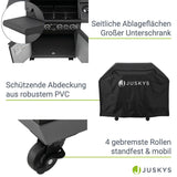 GASGRILL Savannah schwarz 4+1