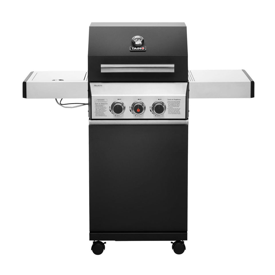 GASGRILL BLACK 2+1