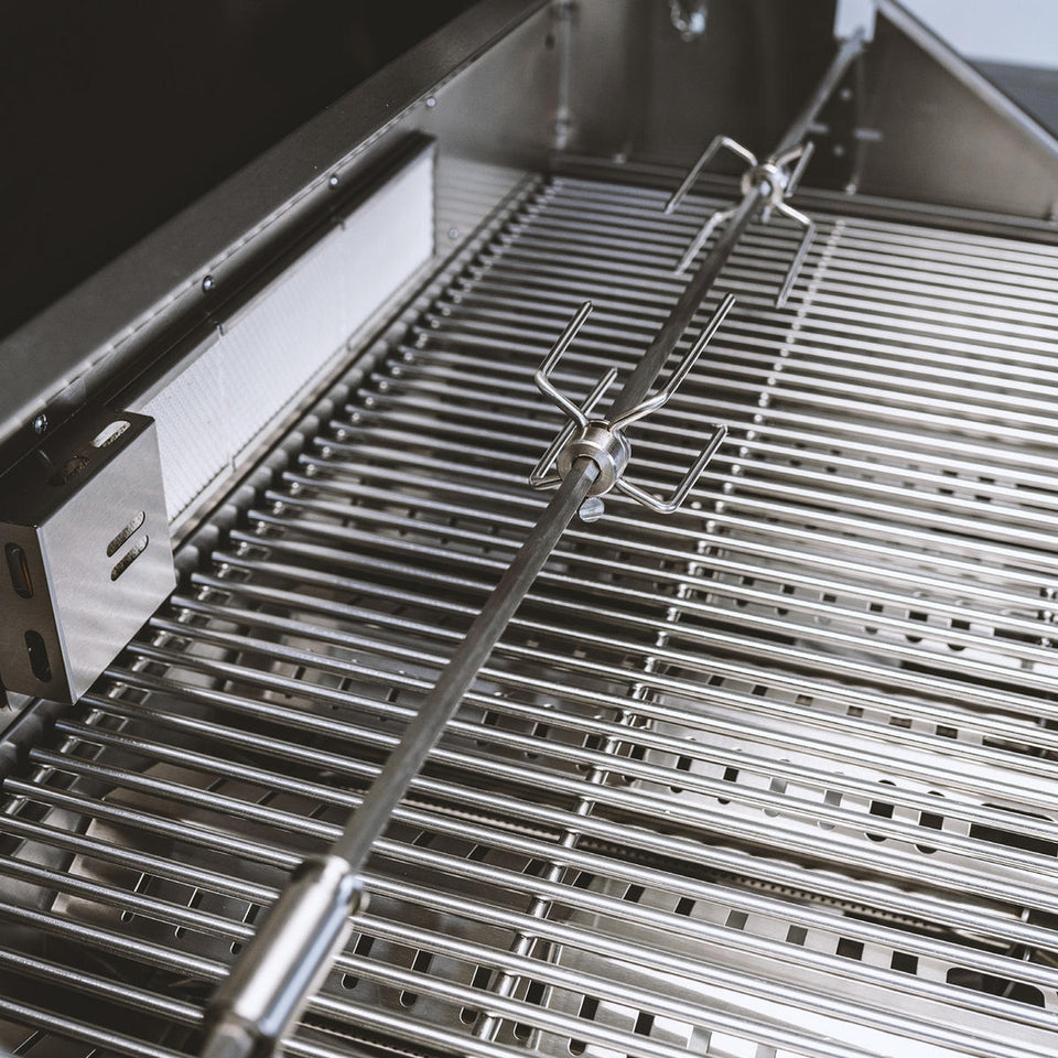 GORILLER® SILVERBACK S1 Outdoor-Küche, Gasgrill mit Kühlschrank-Waschbecken-Kombination, Edelstahl, Silber