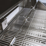 GORILLER® SILVERBACK S1 Outdoor-Küche, Gasgrill mit Kühlschrank-Waschbecken-Kombination, Edelstahl, Silber