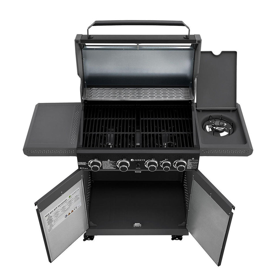 GASGRILL Savannah schwarz 4+1