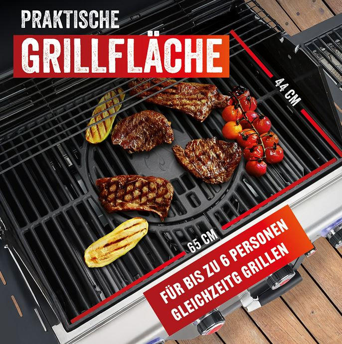 GASGRILL Grau, Schwarz