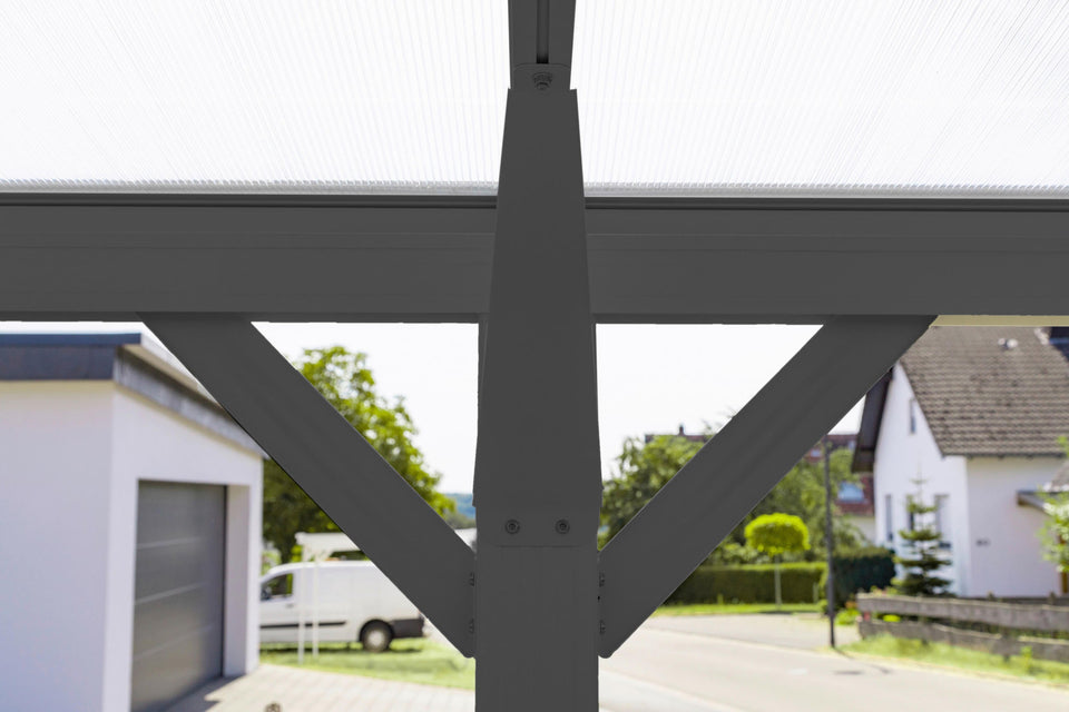 CARPORT 305/232/503 cm Aluminium