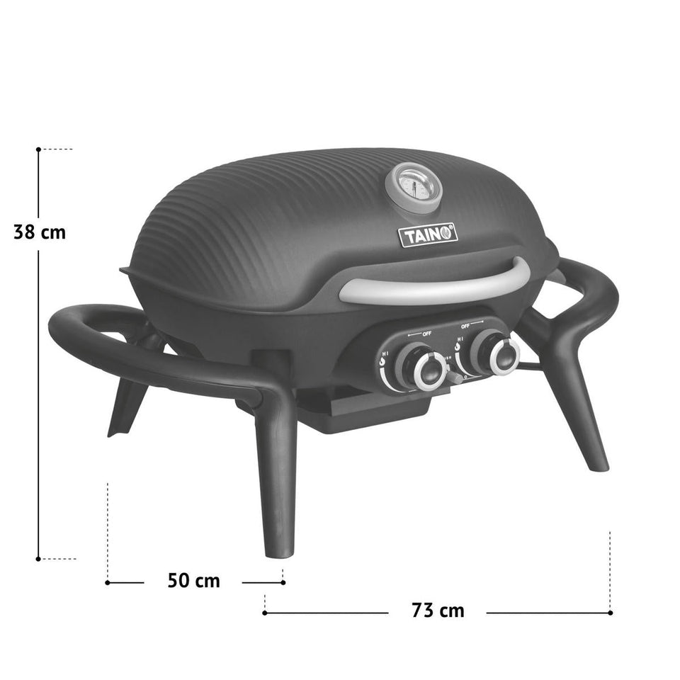 TISCHGRILL KENAI Set Schwarz