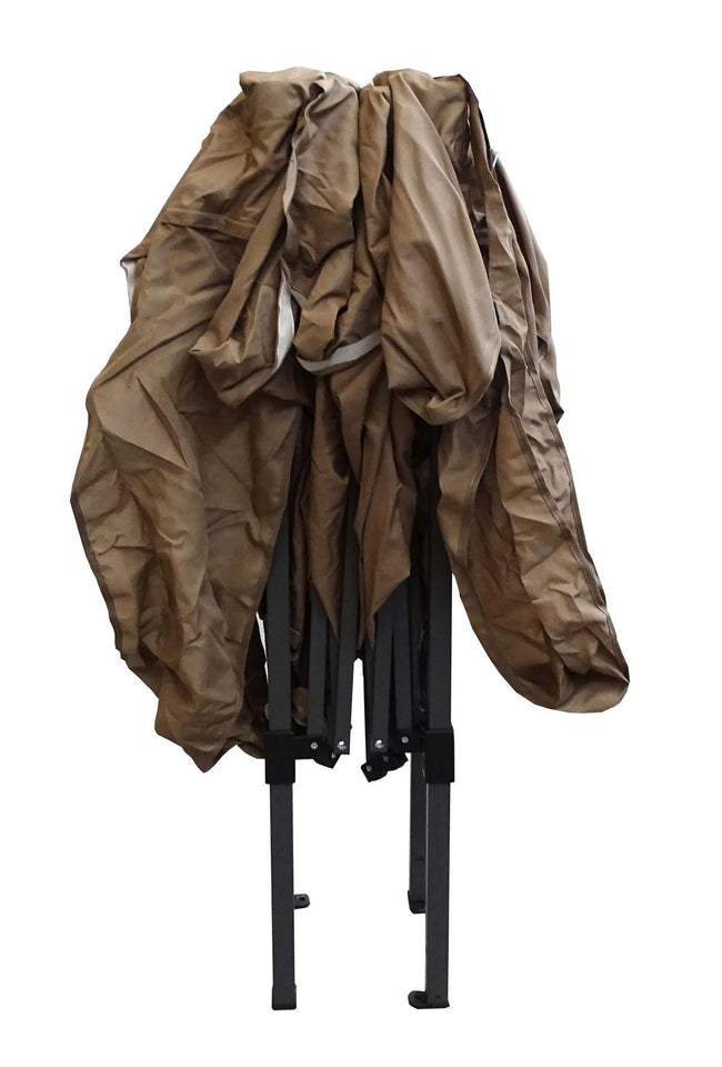 QUICK STAR FALTPAVILLON 2,5x2,5m Graubeige