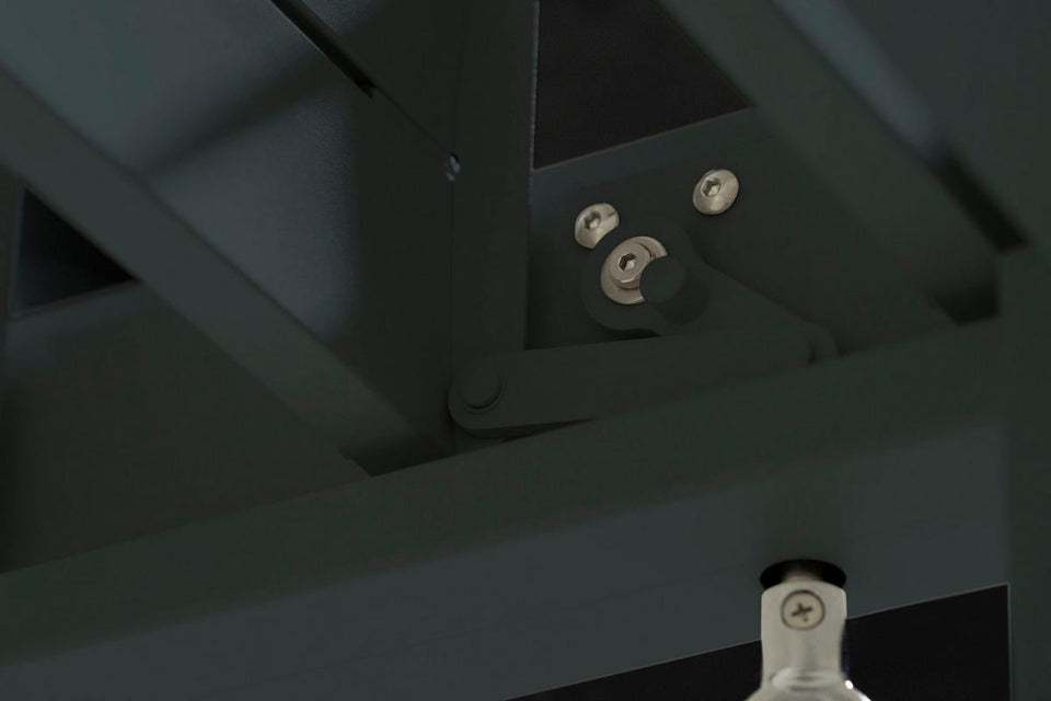 GARDENSON Pergola Metall in Anthrazit