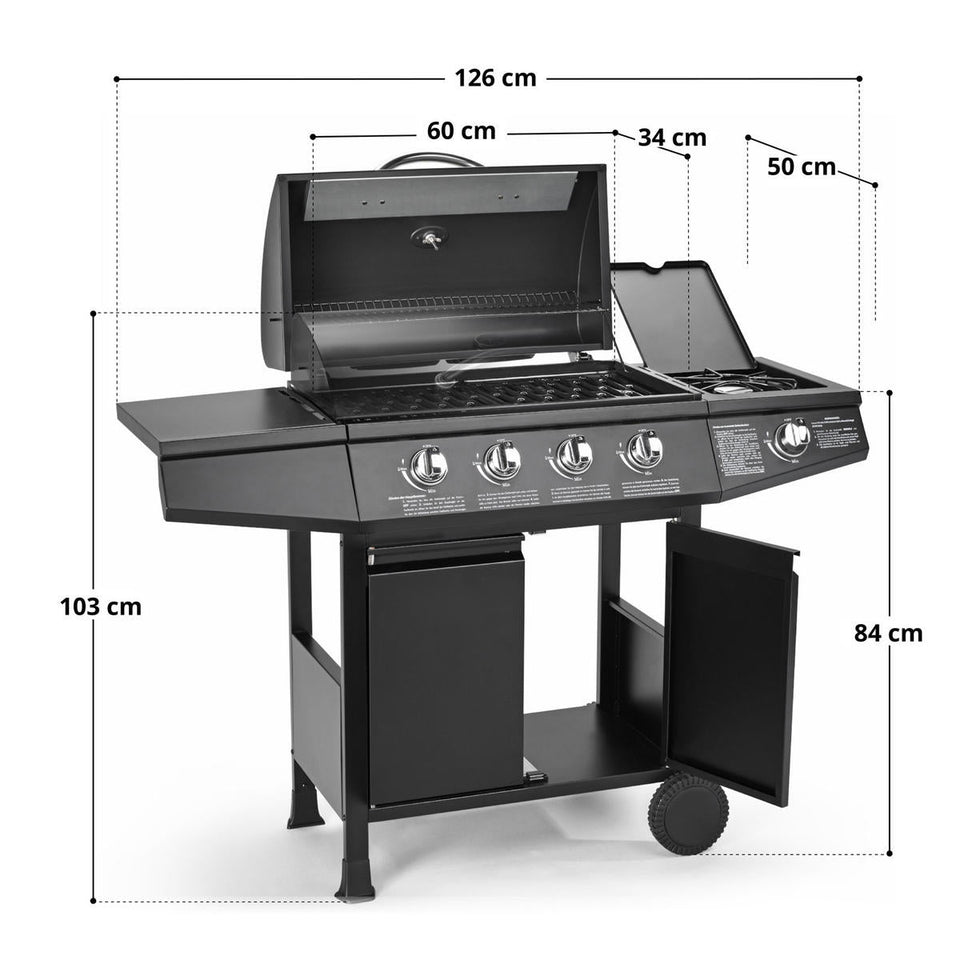 GASGRILL BASIC 4+1