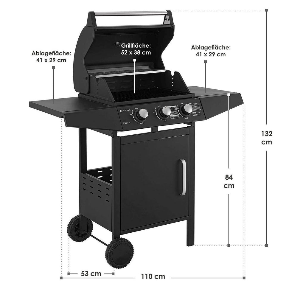 GASGRILL Louisiana schwarz
