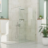 Walk-In-Dusche im Standardmaß