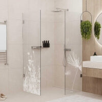 Walk-In-Dusche mit Motiv