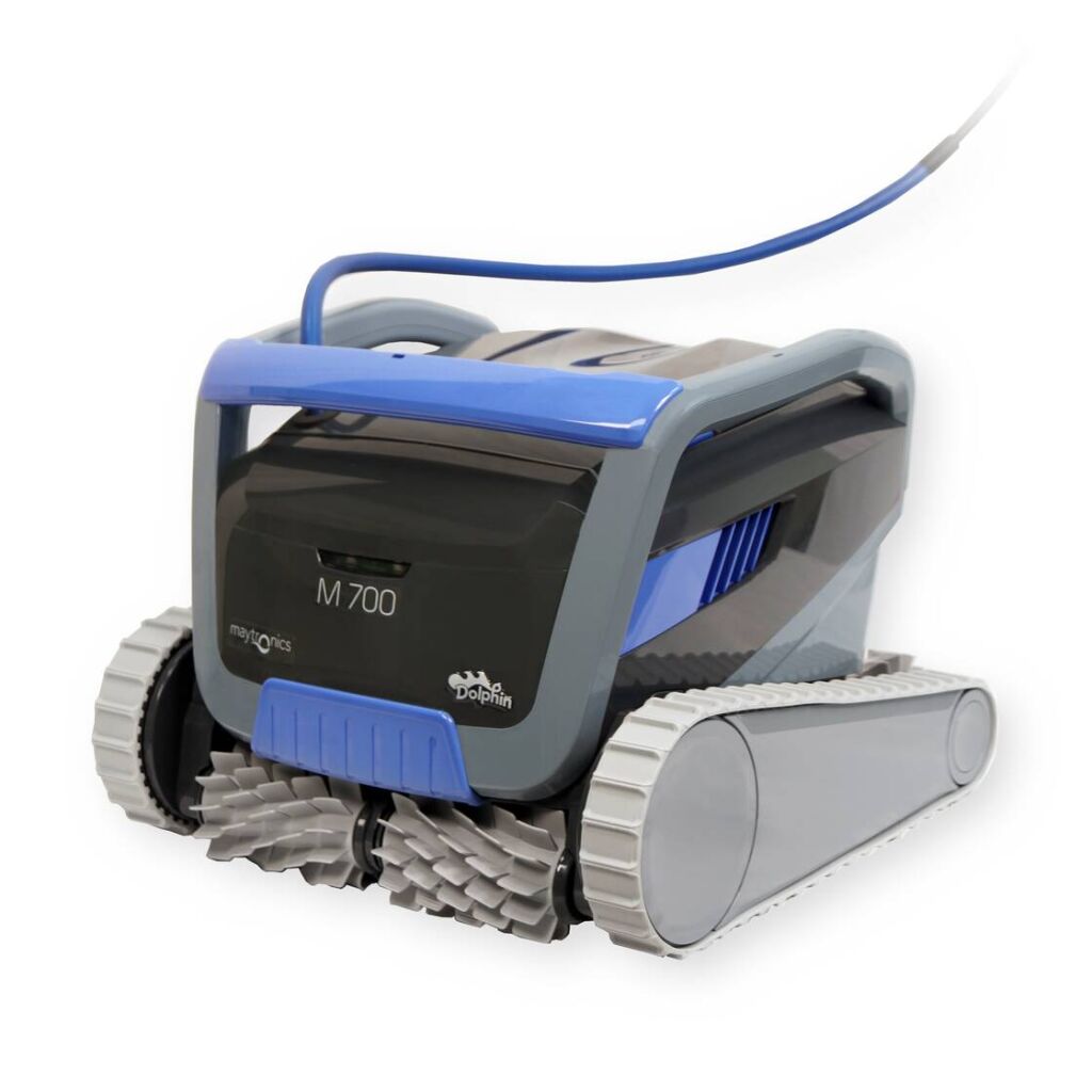 Poolroboter Dolphin M700 Wifi Wand- und Bodenreinigung mit Caddy