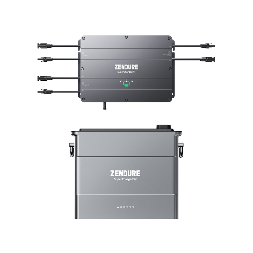 ZENDURE AB2000 Batterie [ 1920Wh / 1200W ] LiFeP04 | Batterie-Erweiterung zu Ihrem Zendure-Balkonkraftwerk